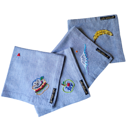 Exclusive Otakara NYC Napkins - Set of 4 NAPKINS Afternoon Light